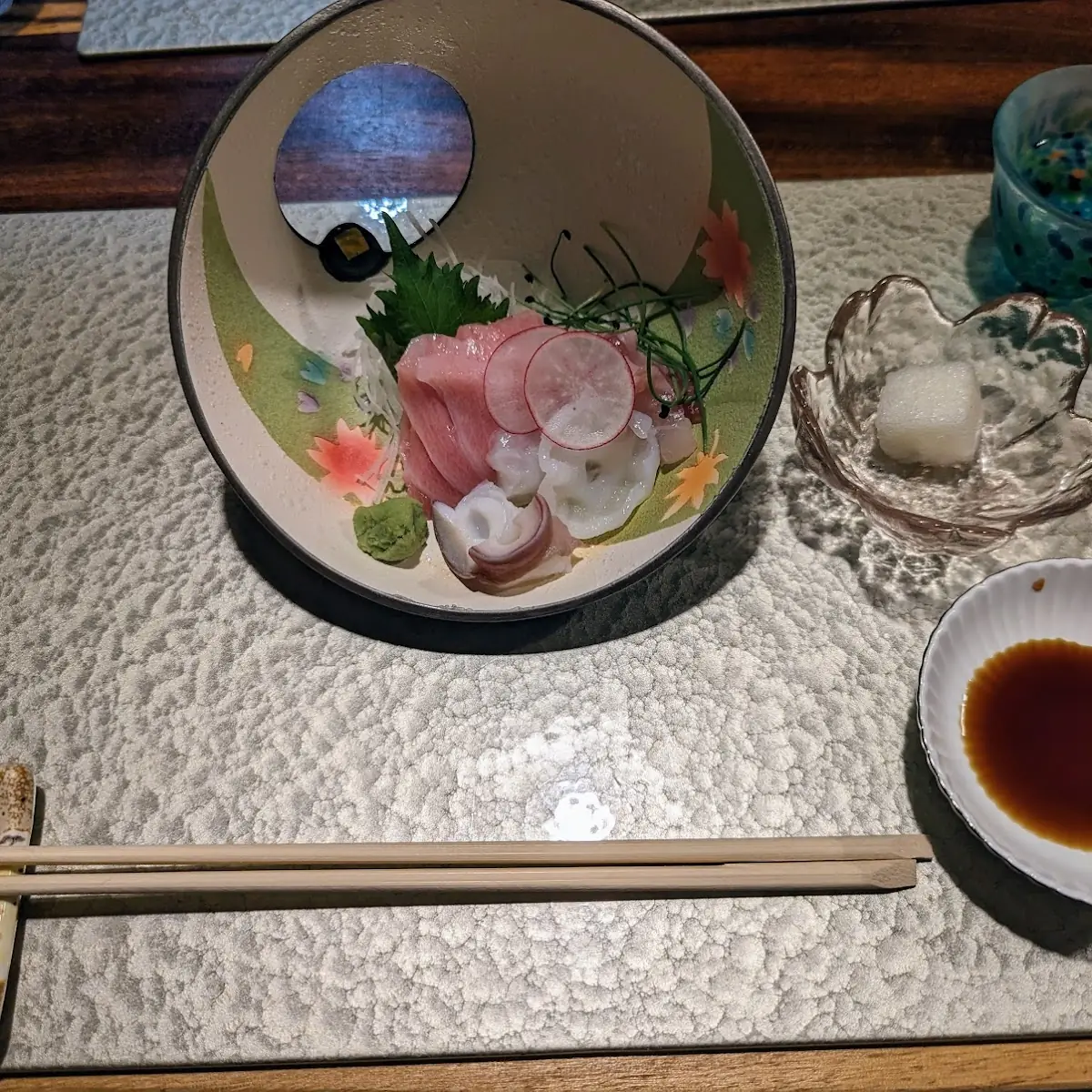 Fresh Tuna and Yellowtail Sashimi Platter