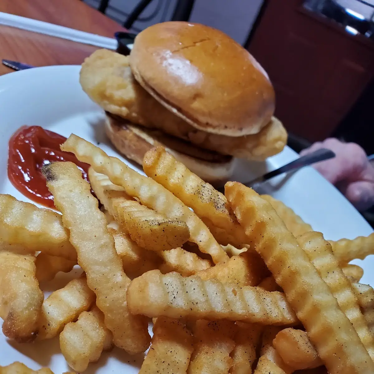 Fries Cod Sandwich
