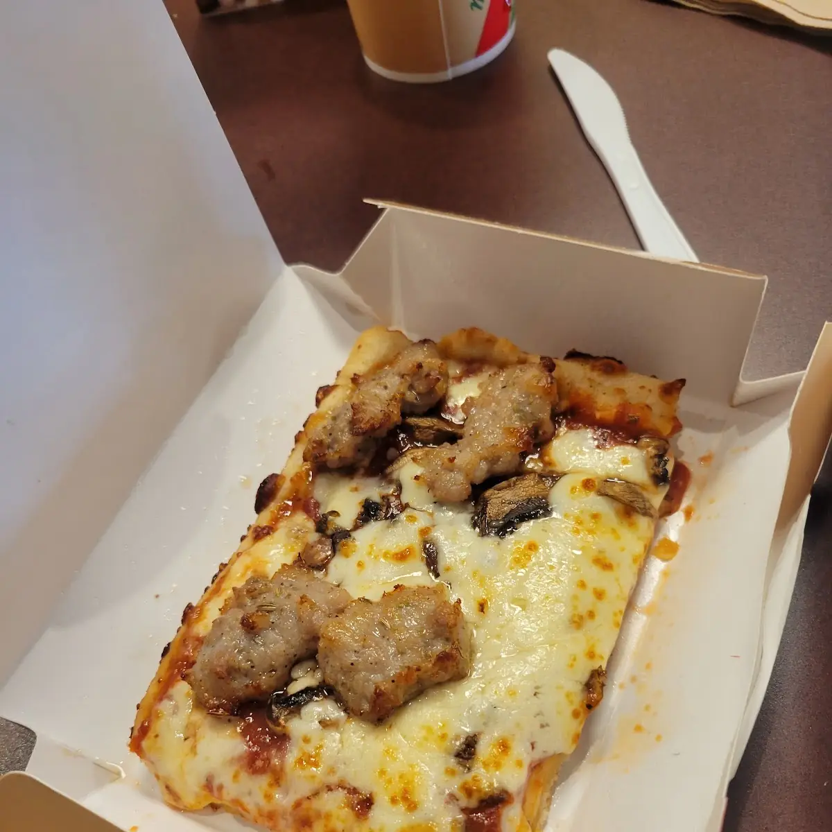 Sausage and Mushroom Pizza