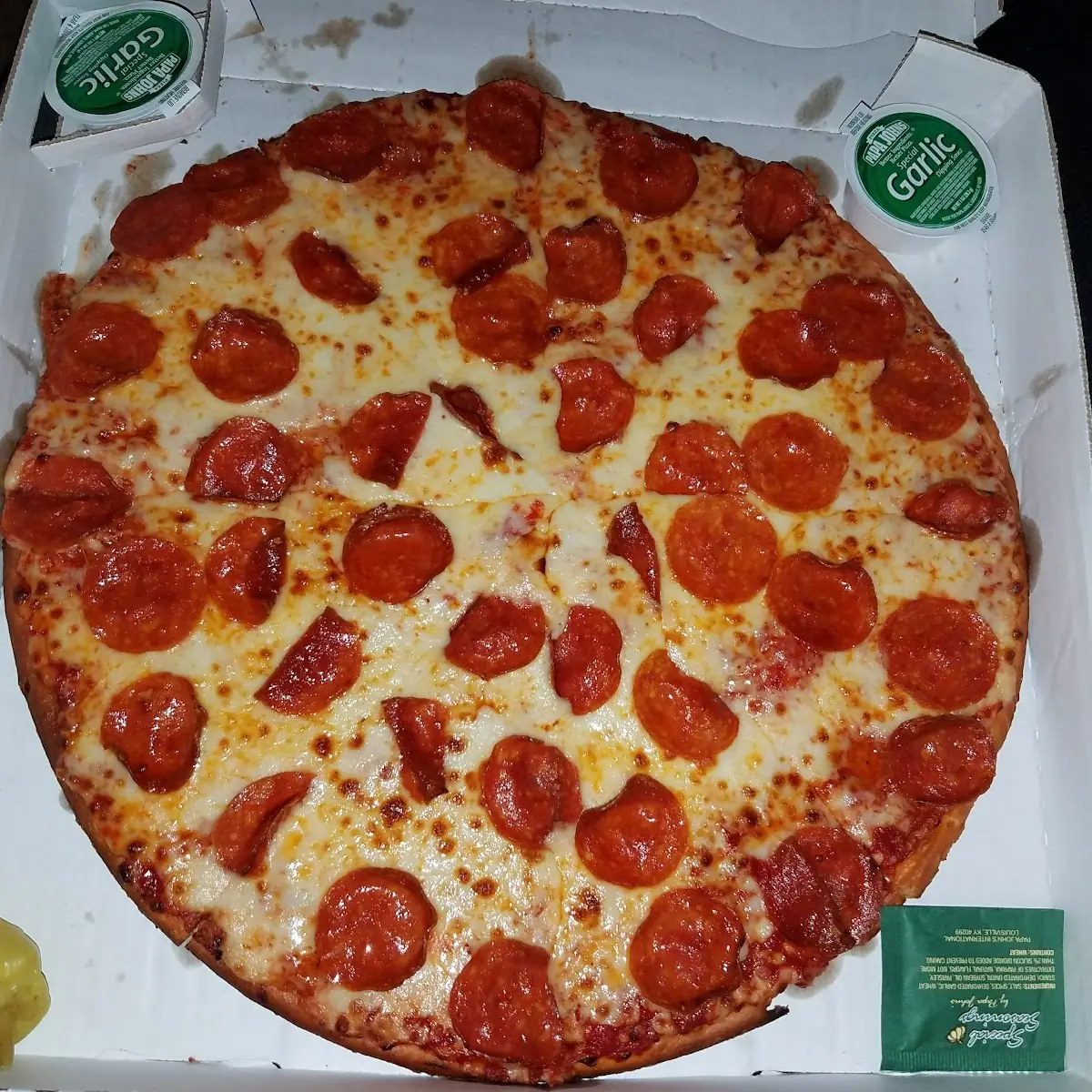 Thin Crust Pepperoni Pizza