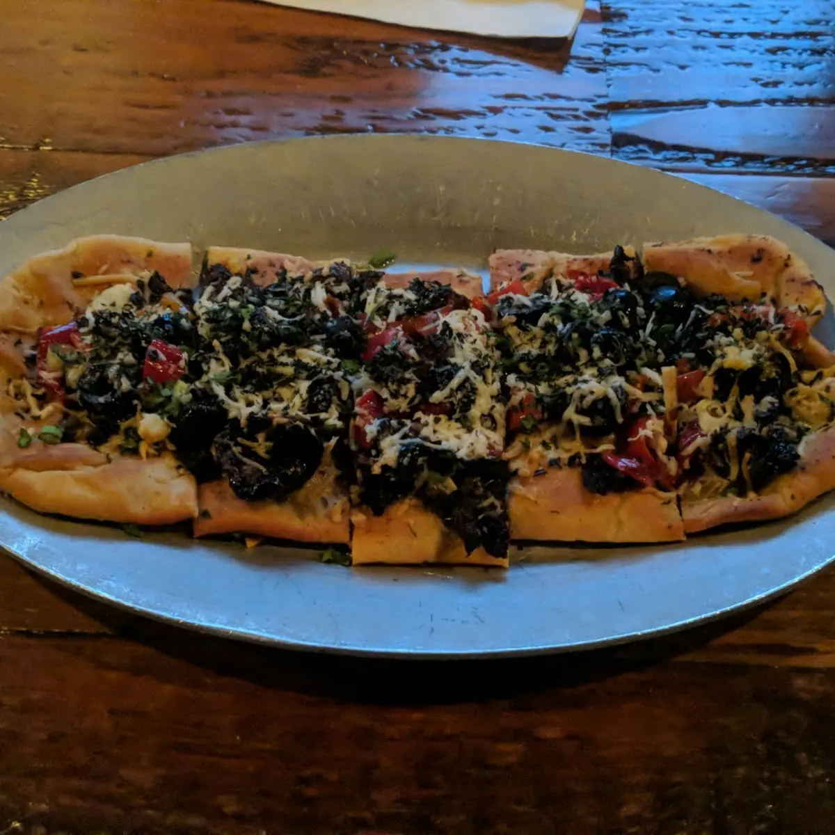 Puttanesca Flatbread Pizza