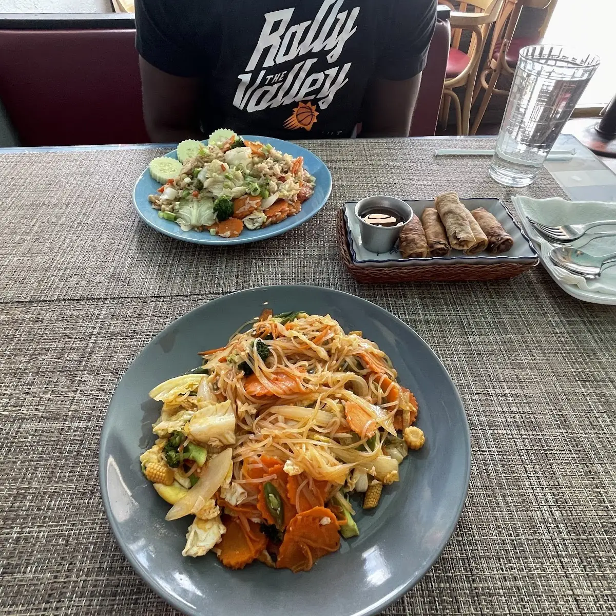 Thai Spring Rolls & Thai Fried Rice
