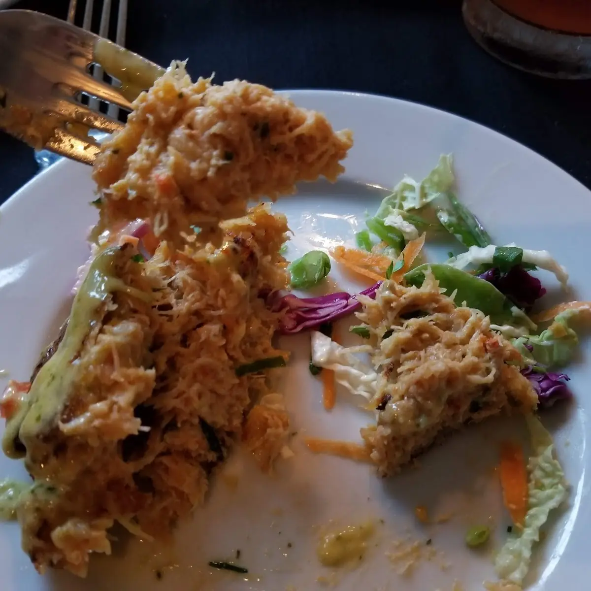 Crab Cakes Inside