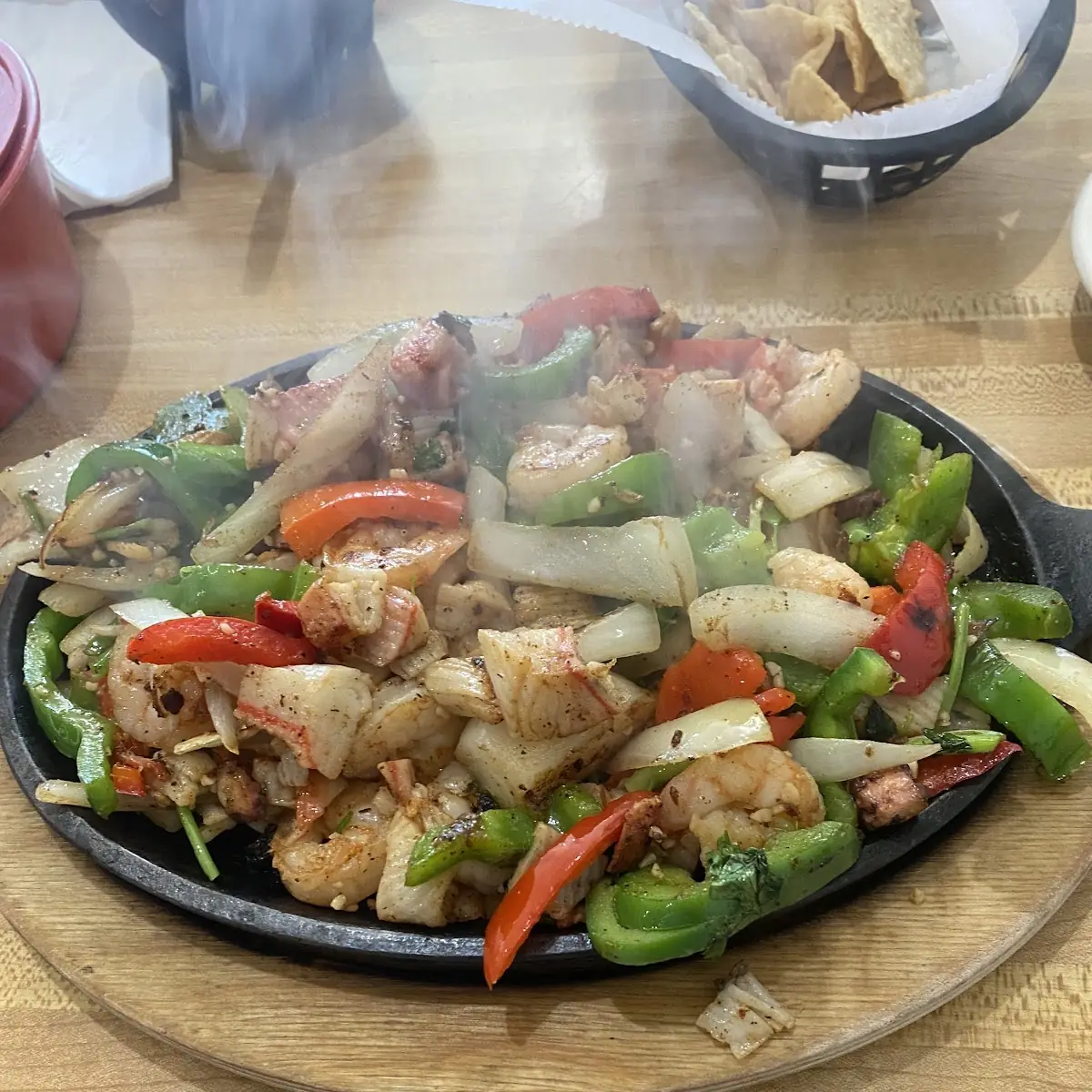 Fajitas de Mariscos Mixtos