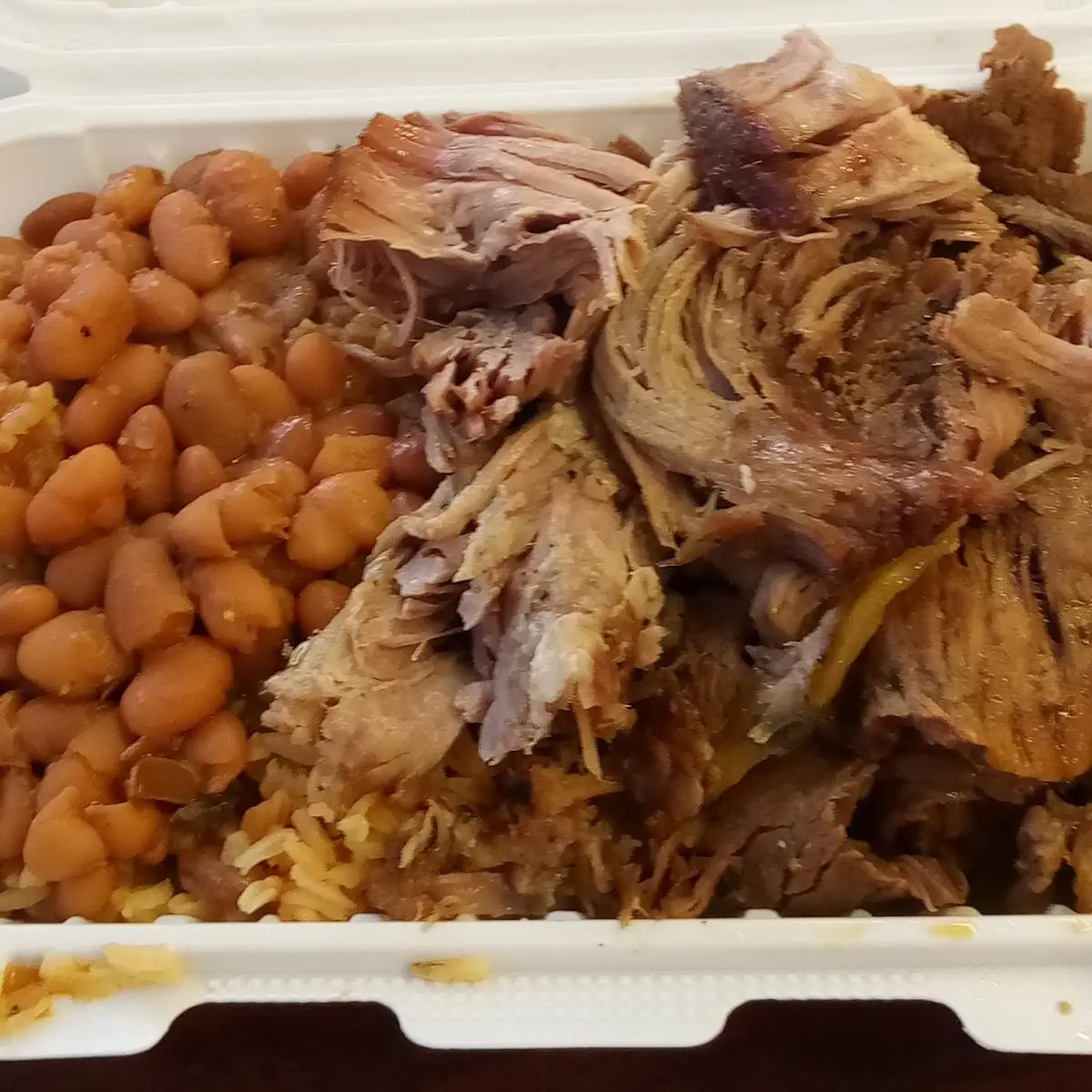 Steak Yellow Rice and Beans