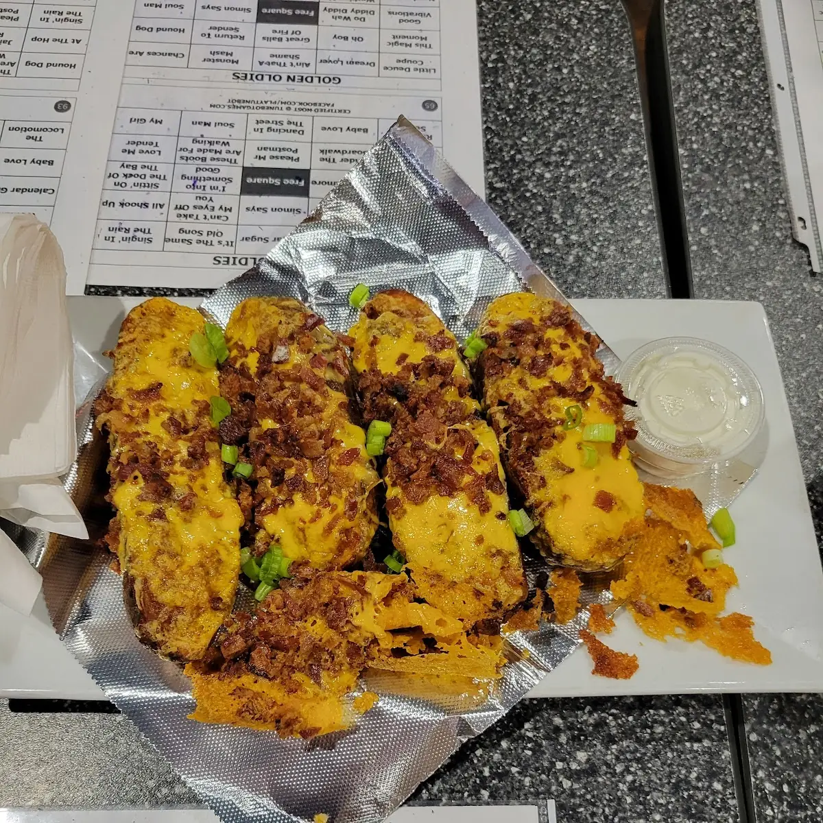 Twice Baked Potato Skins