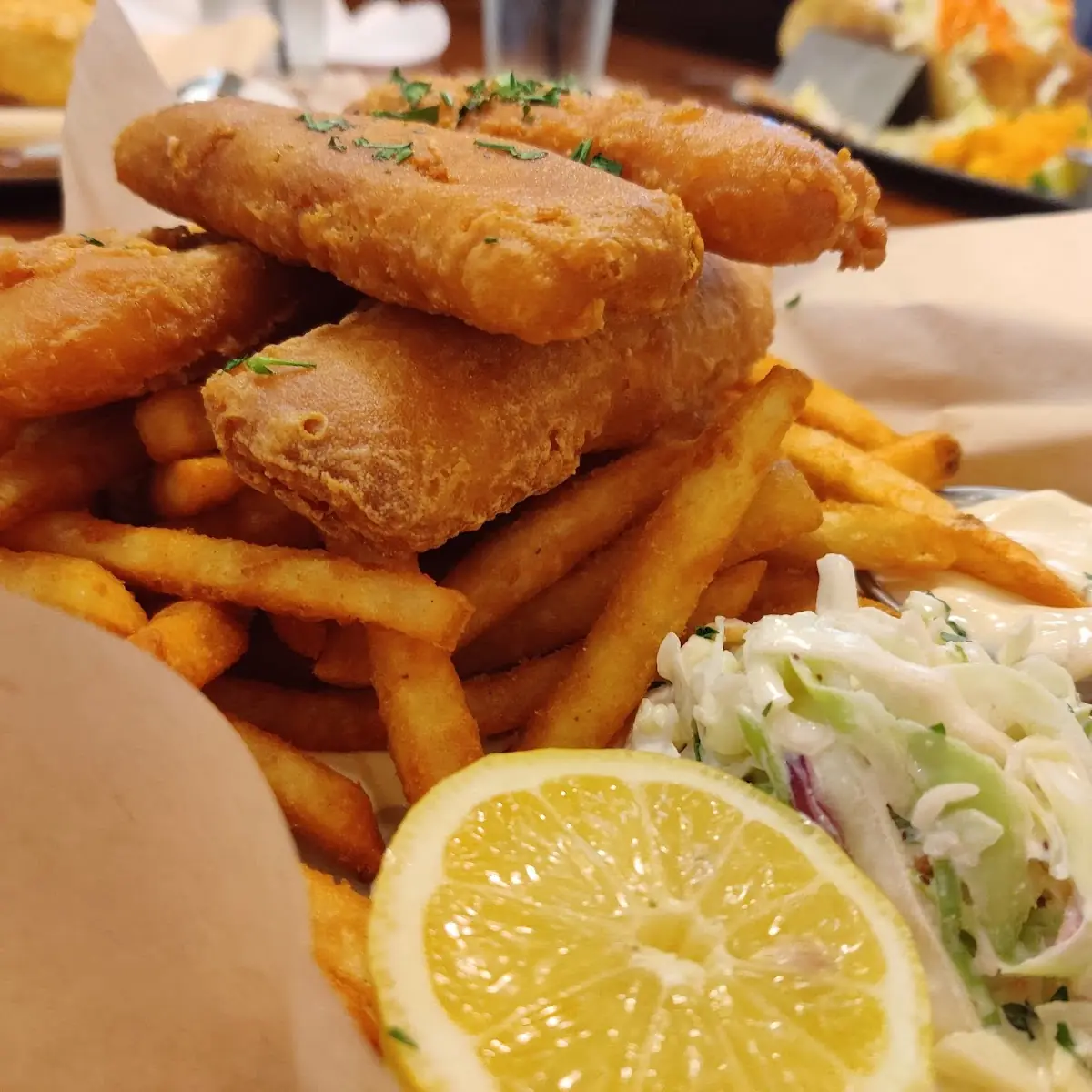 Beer Battered Fish Chips