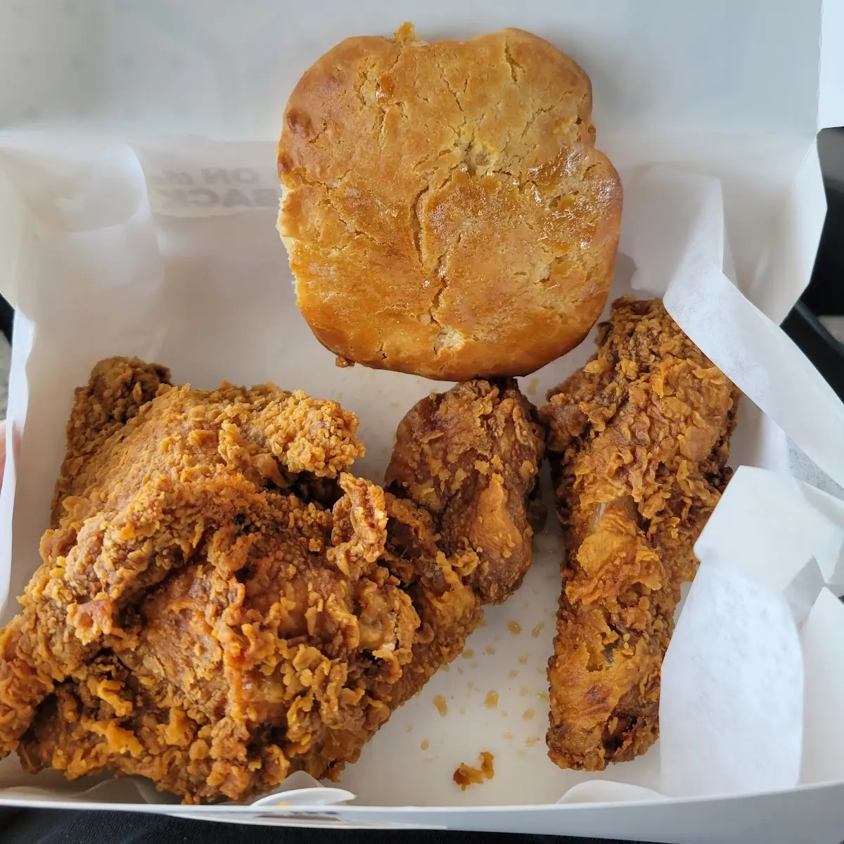 Fried Chicken with Honey Biscuit