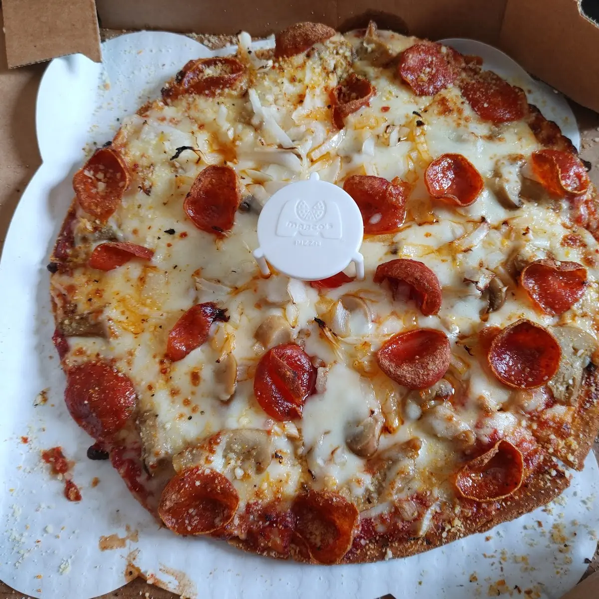 Old World Pepperoni Mushrooms Onion