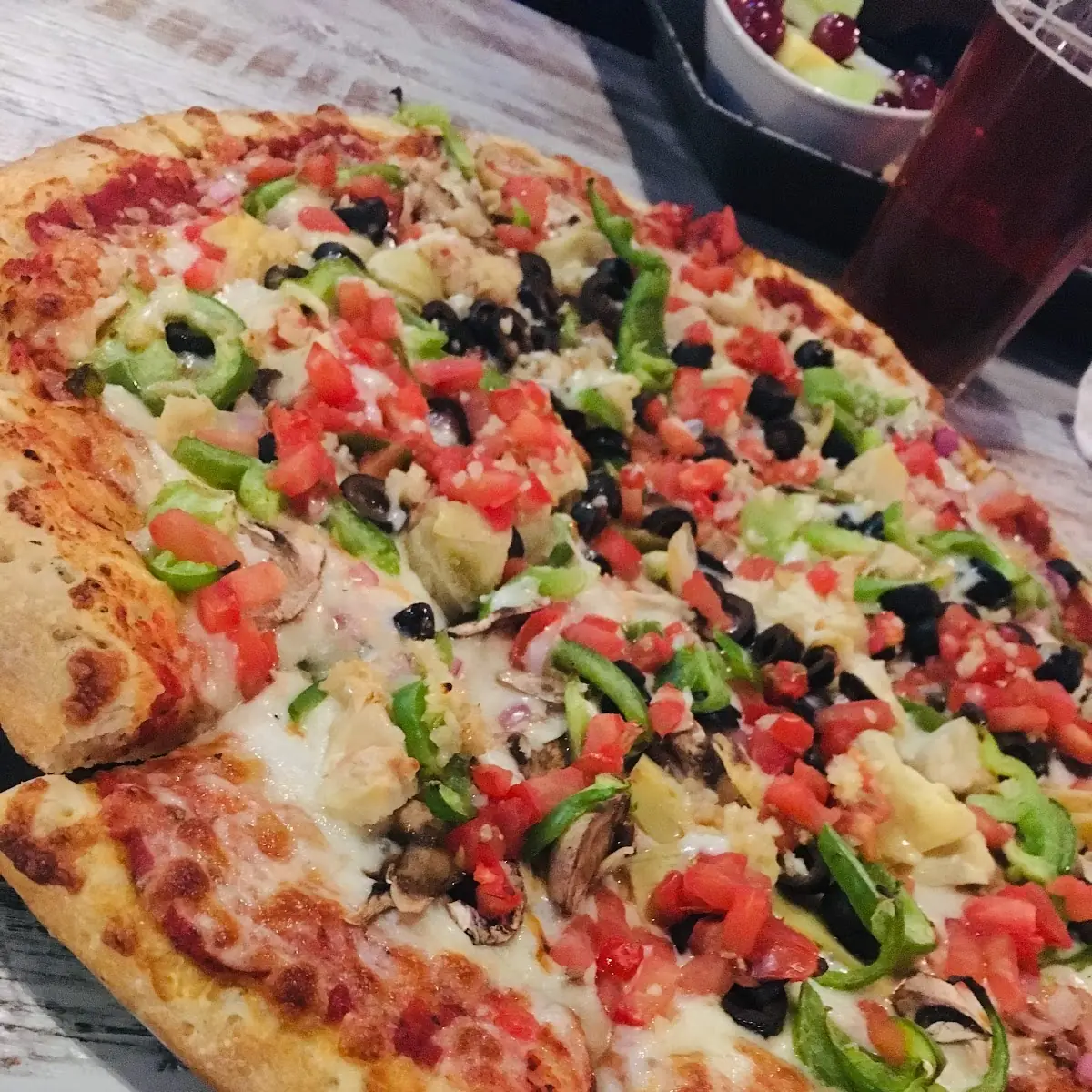 7380' Veggie Pizza