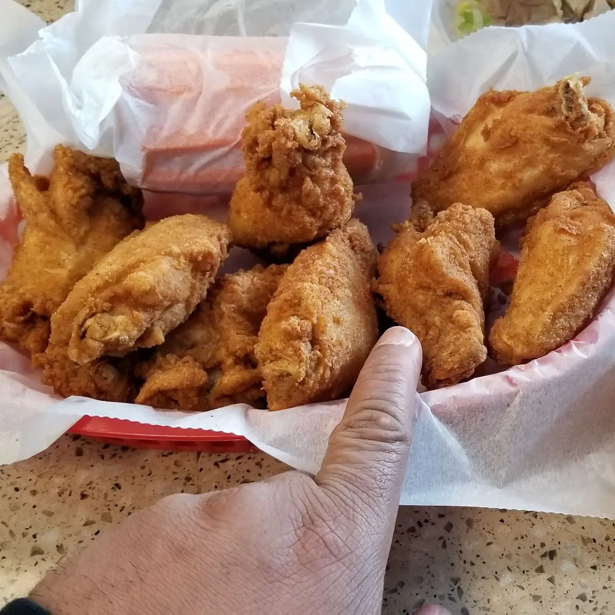 Chicken Wings Breaded and Extra Crispy