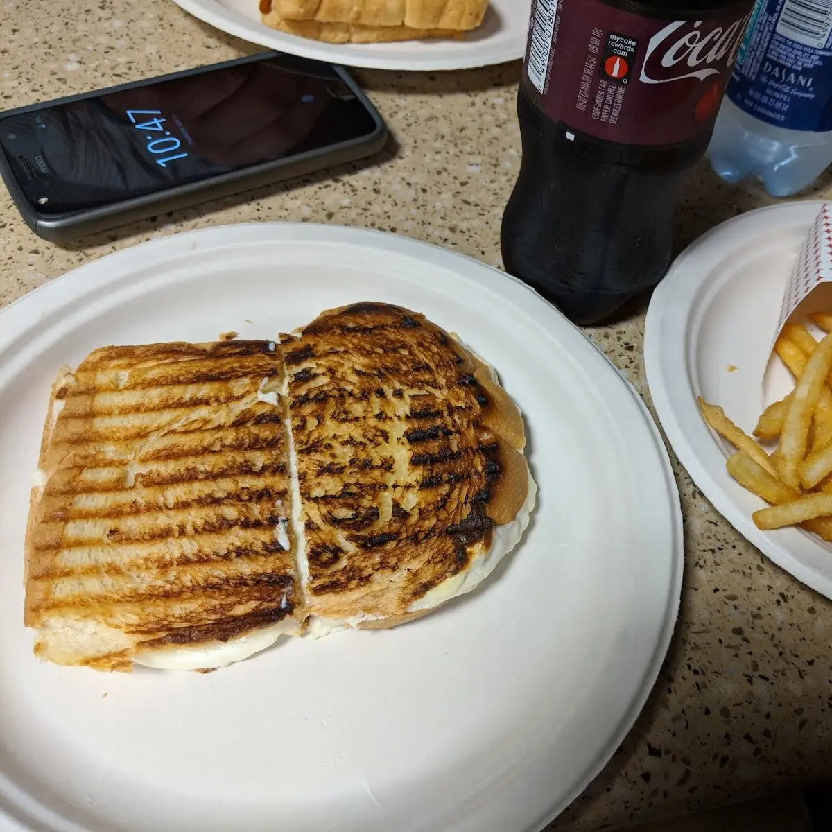 Grilled Cheese and Fries