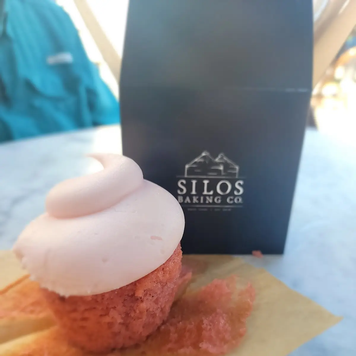 Strawberries and Cream Cupcake