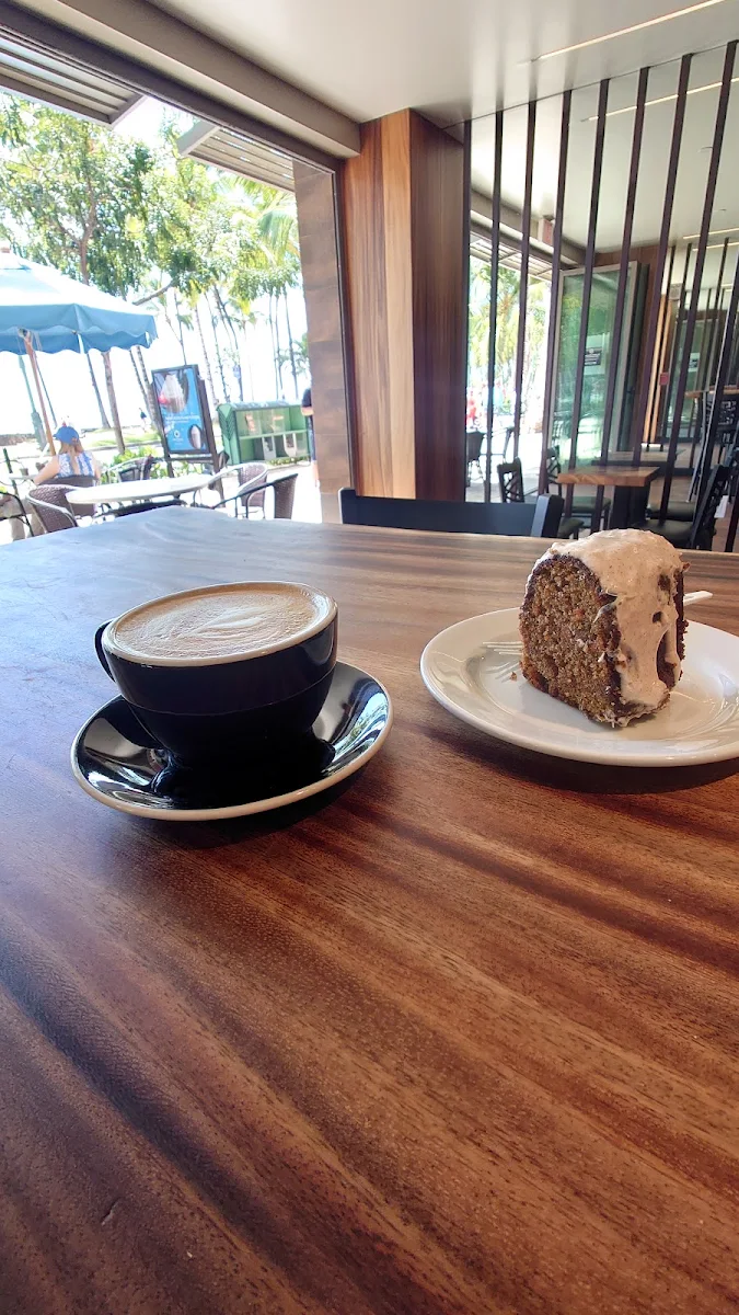 Cappuccino and Carrot Cake