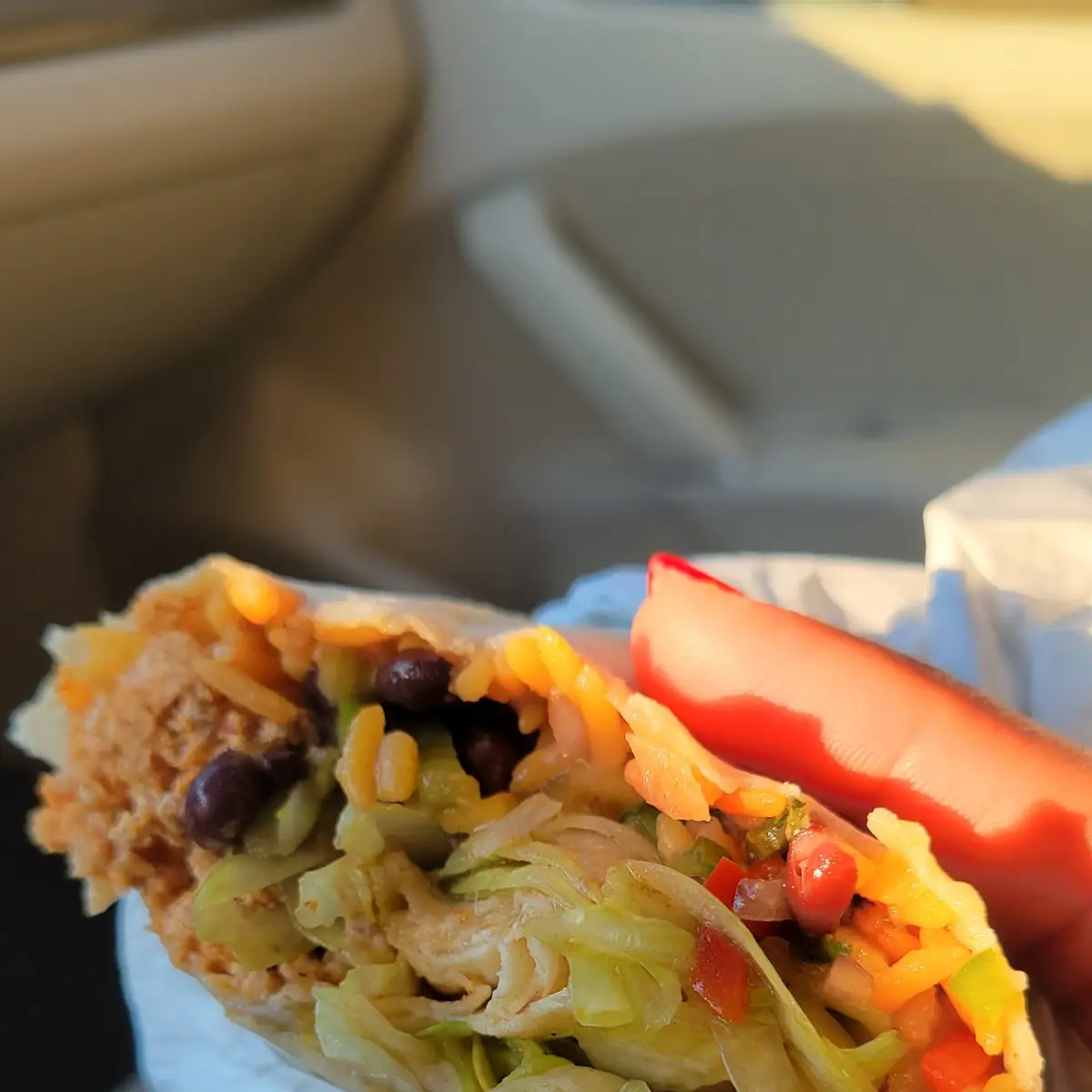 Mango Chicken Burrito