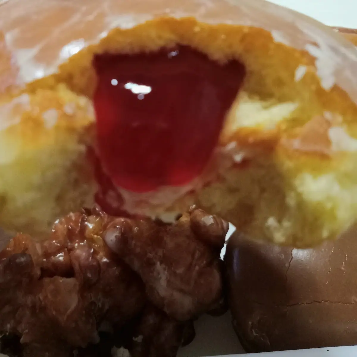 Cherry Jelly Filled Doughnut