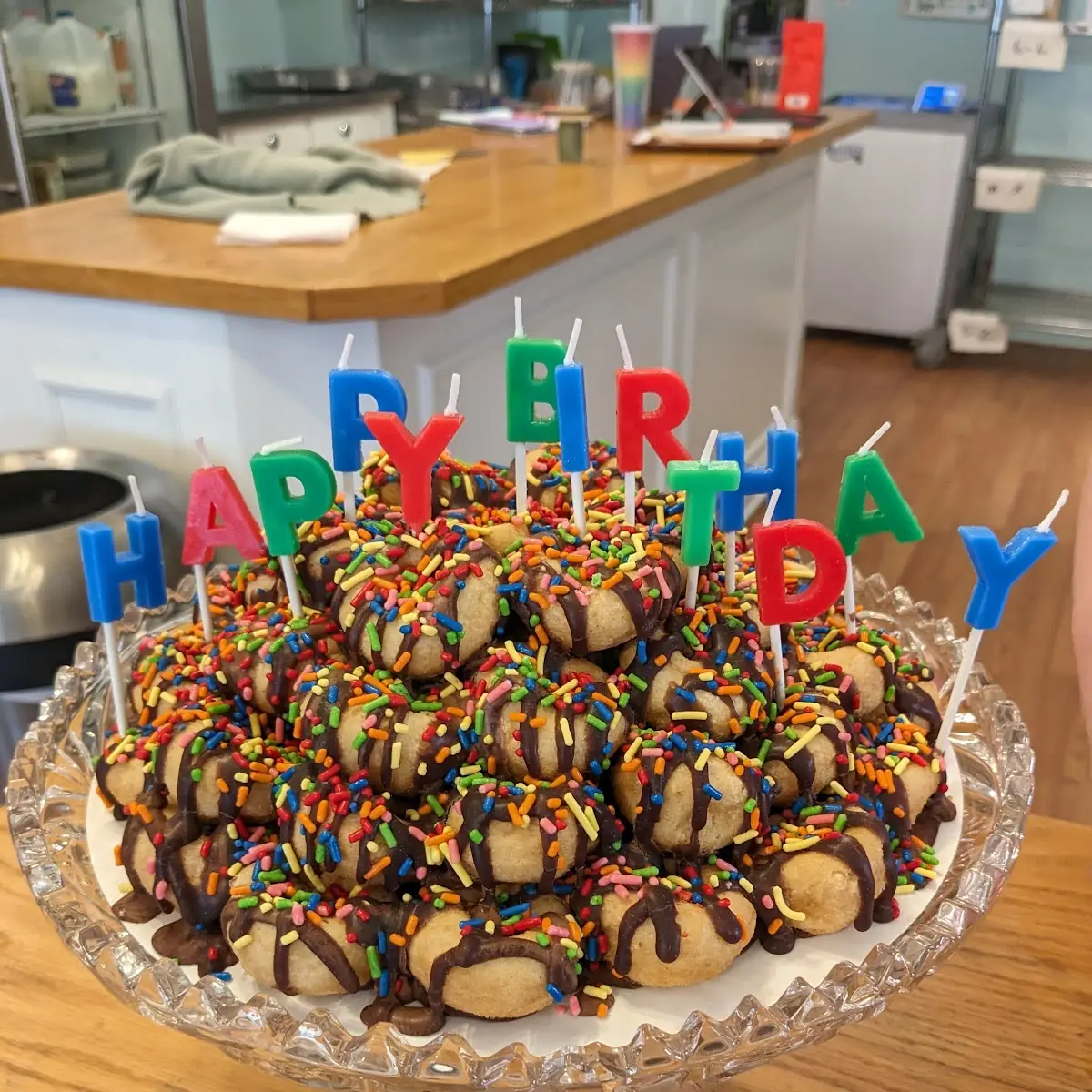 Birthday Cake Donut