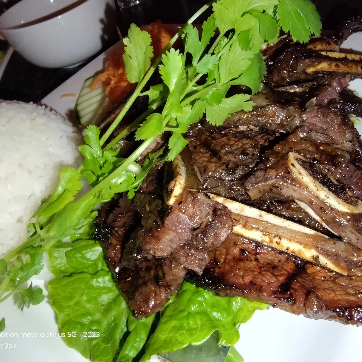 Grilled Beef Plate Com Bo Nuong