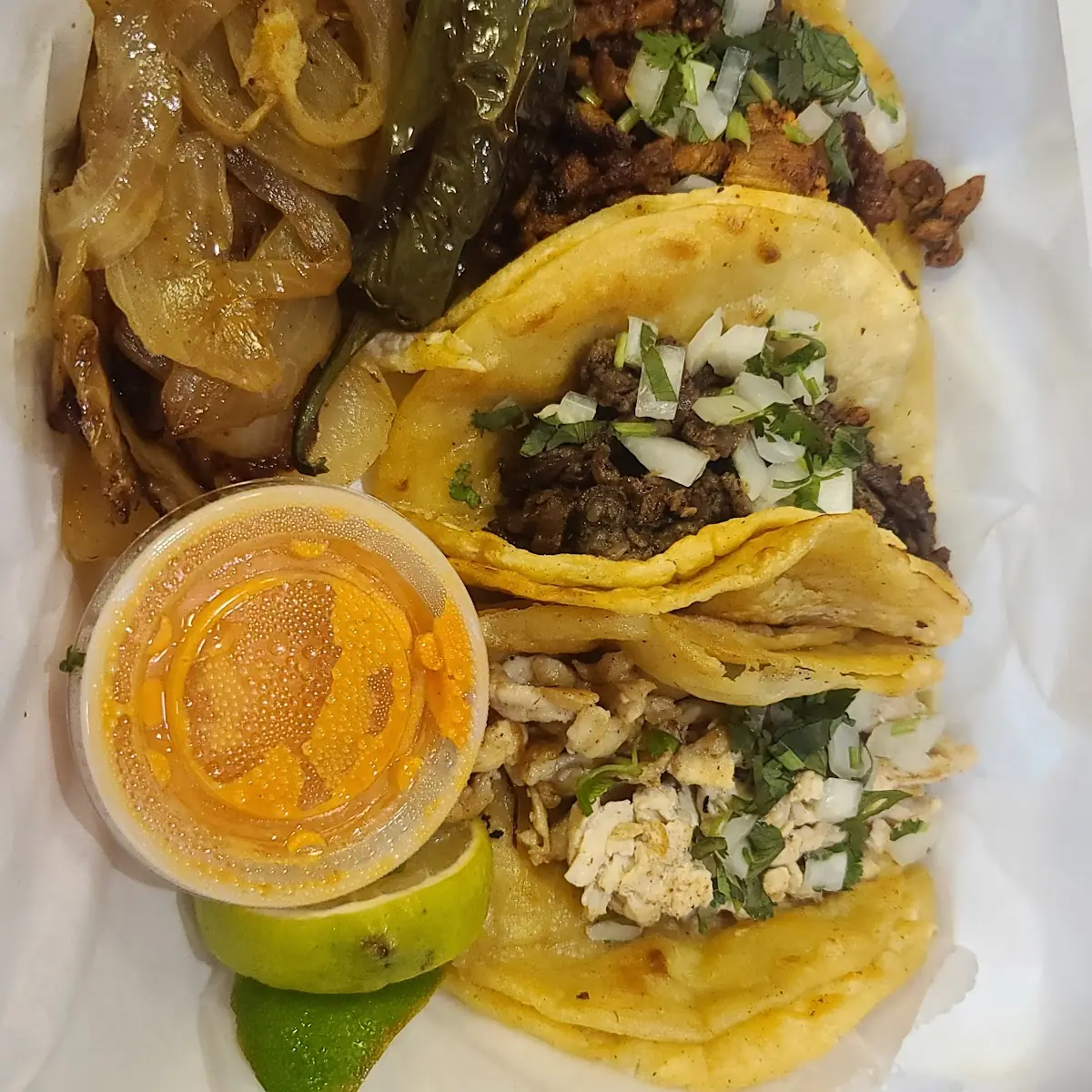 Street Tacos De Asada and Stuff Pepper