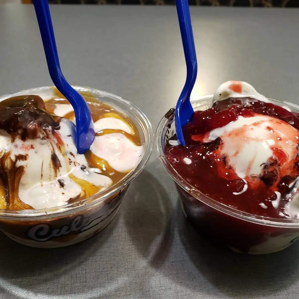 Hot Fudge Sundae and Cherry Sundae Orchard