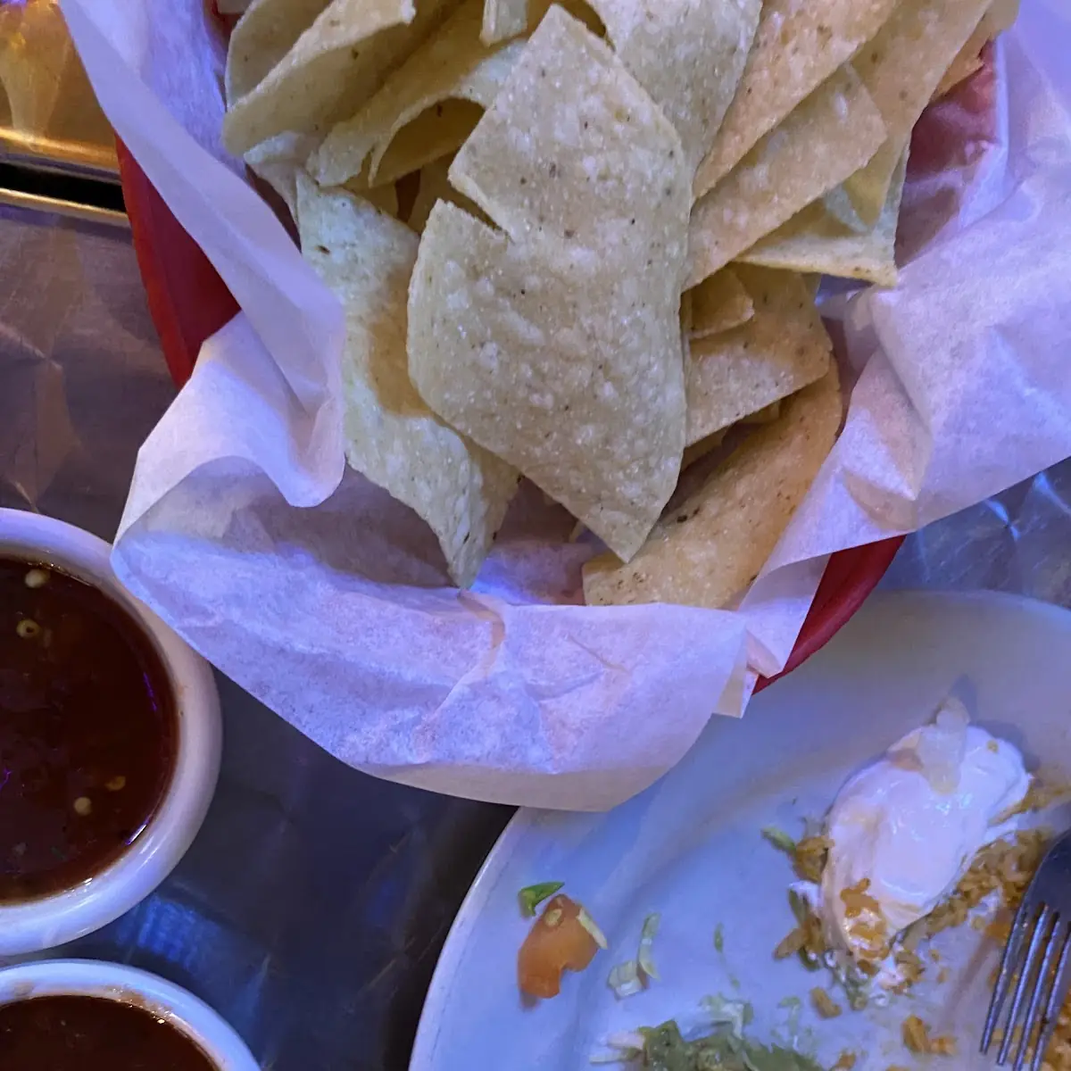 Chips and Hot Sauce
