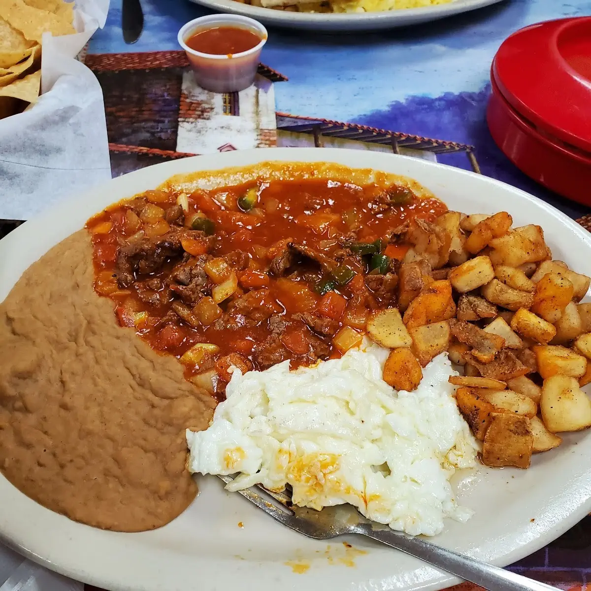 Steak a La Mexicana