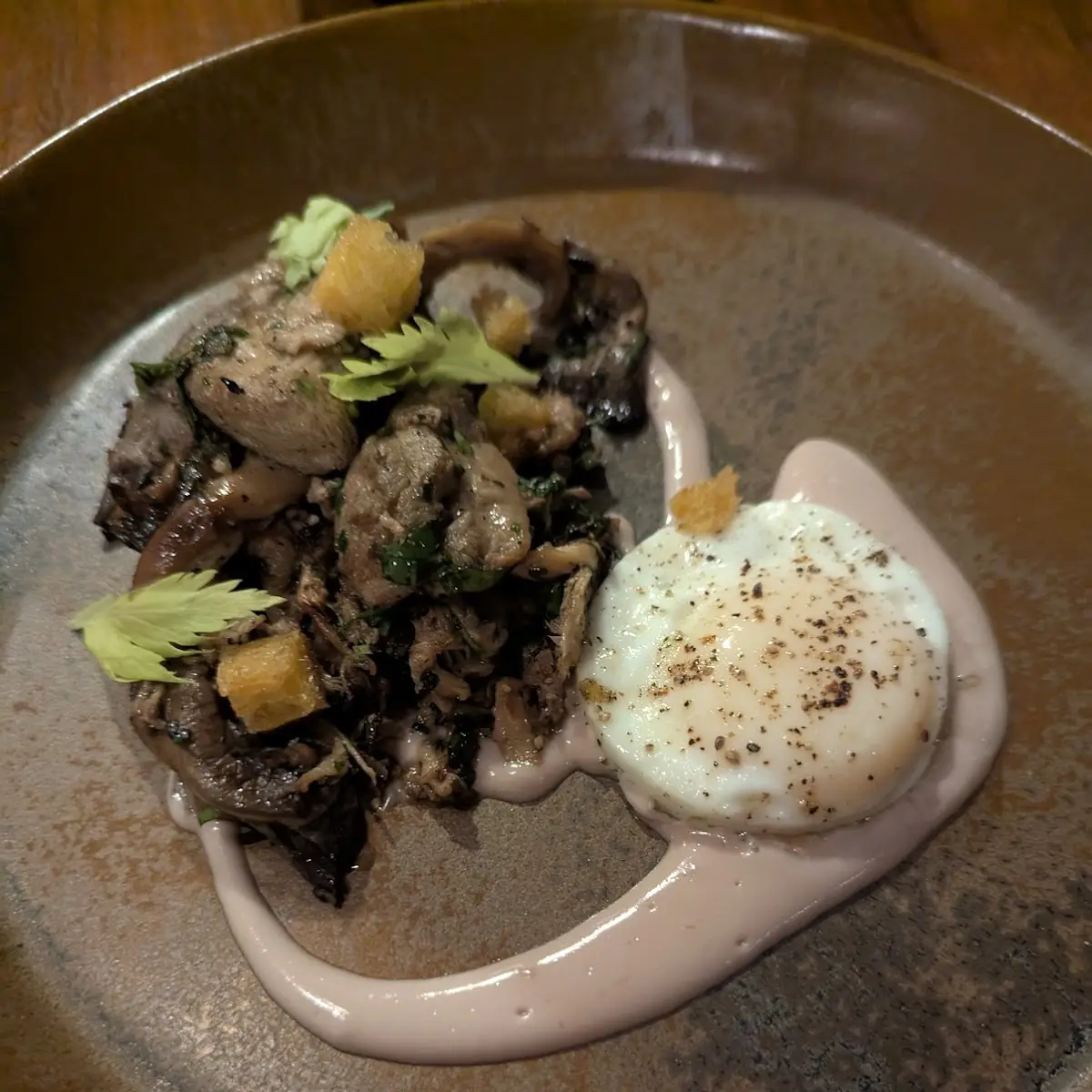 Local Wood Fired Mushrooms