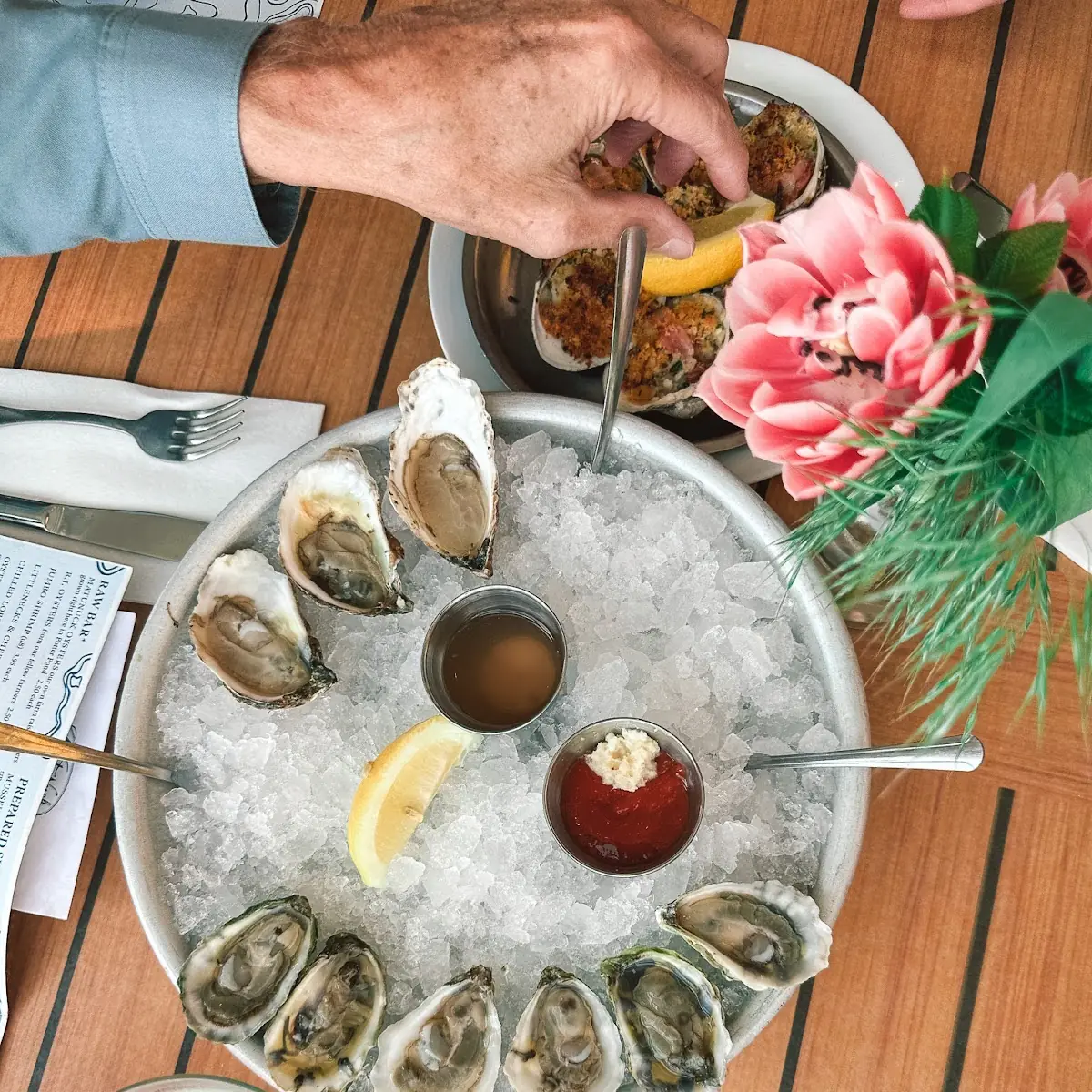 Dozen Oyster Sampler Platter