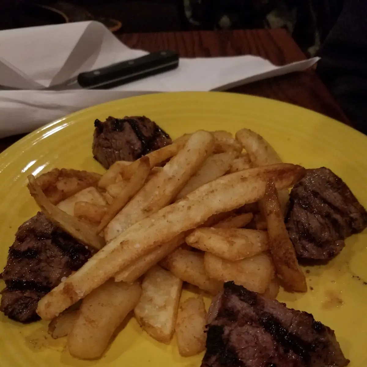 Steak Tips and Pub Fries