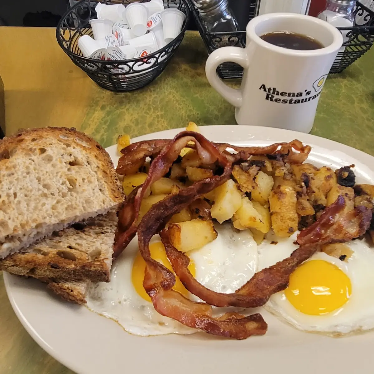 Turkey Bacon, Egg & Cheese Sandwich (with Toast)