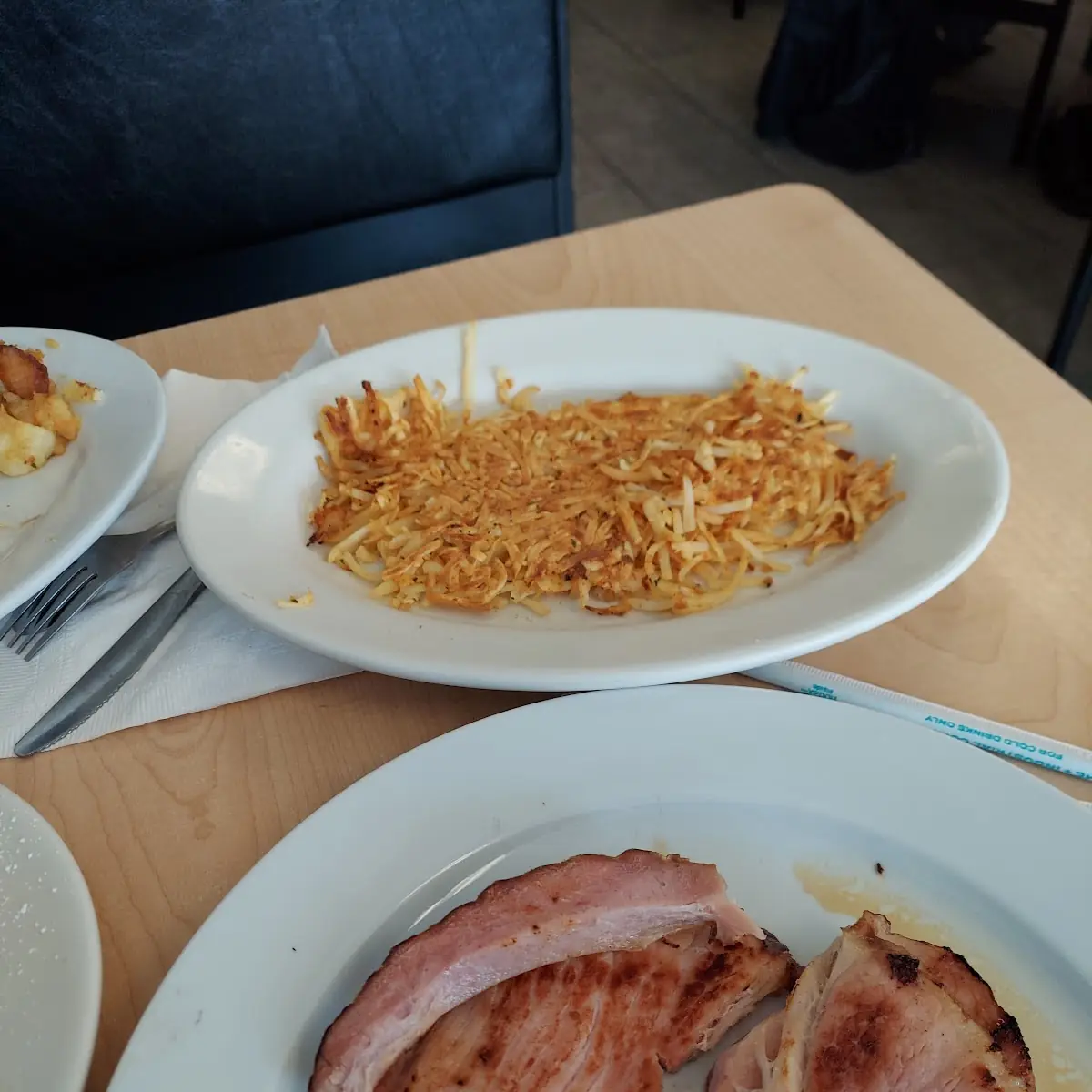 Ham Steak N Hash Browns