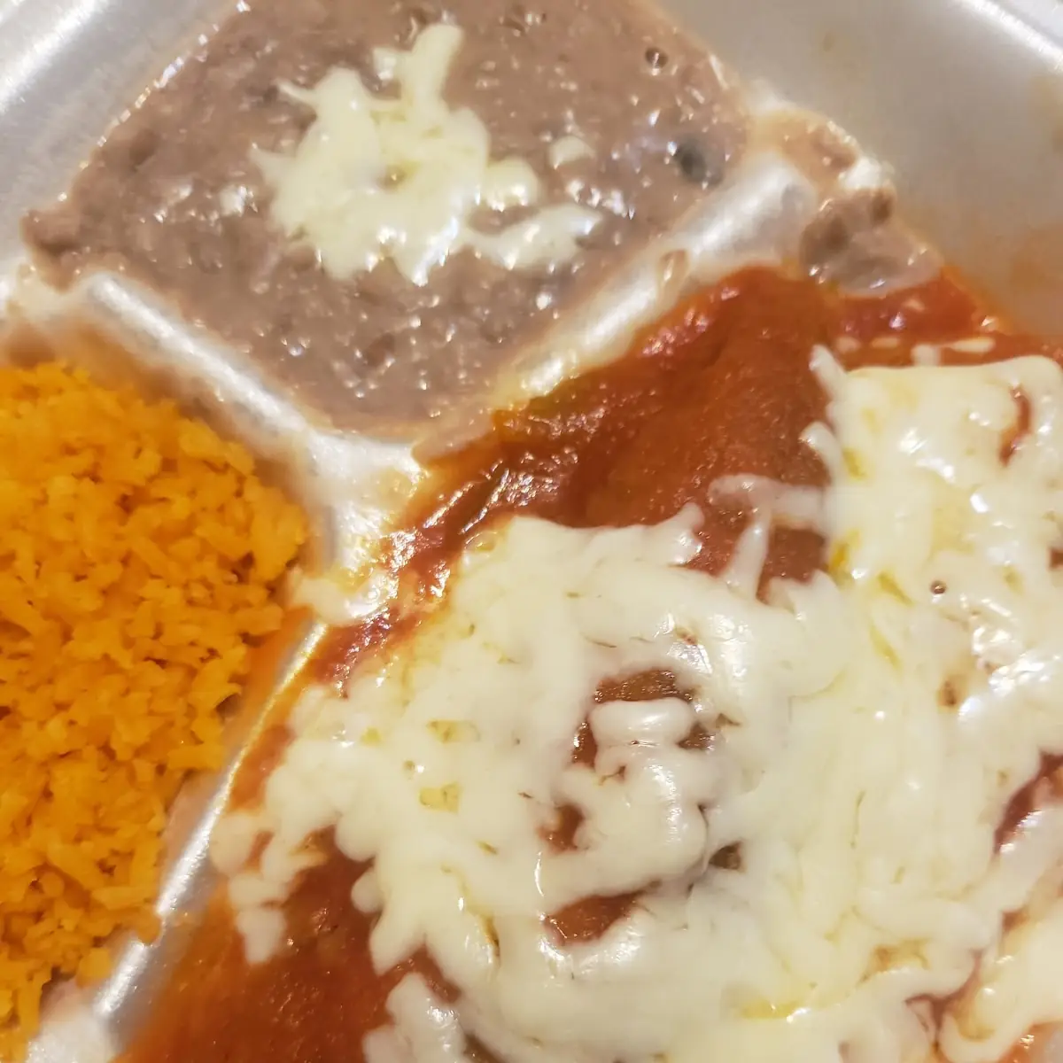 Chile Relleno with Rice and Beans
