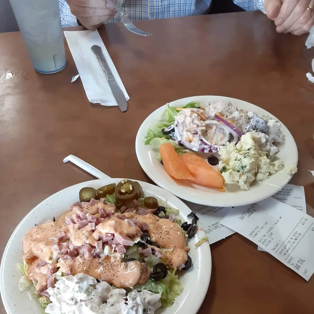 Items from the Massive Salad Bar