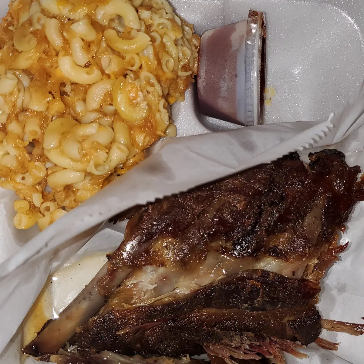 Mac and Cheese Ribs Cornbread