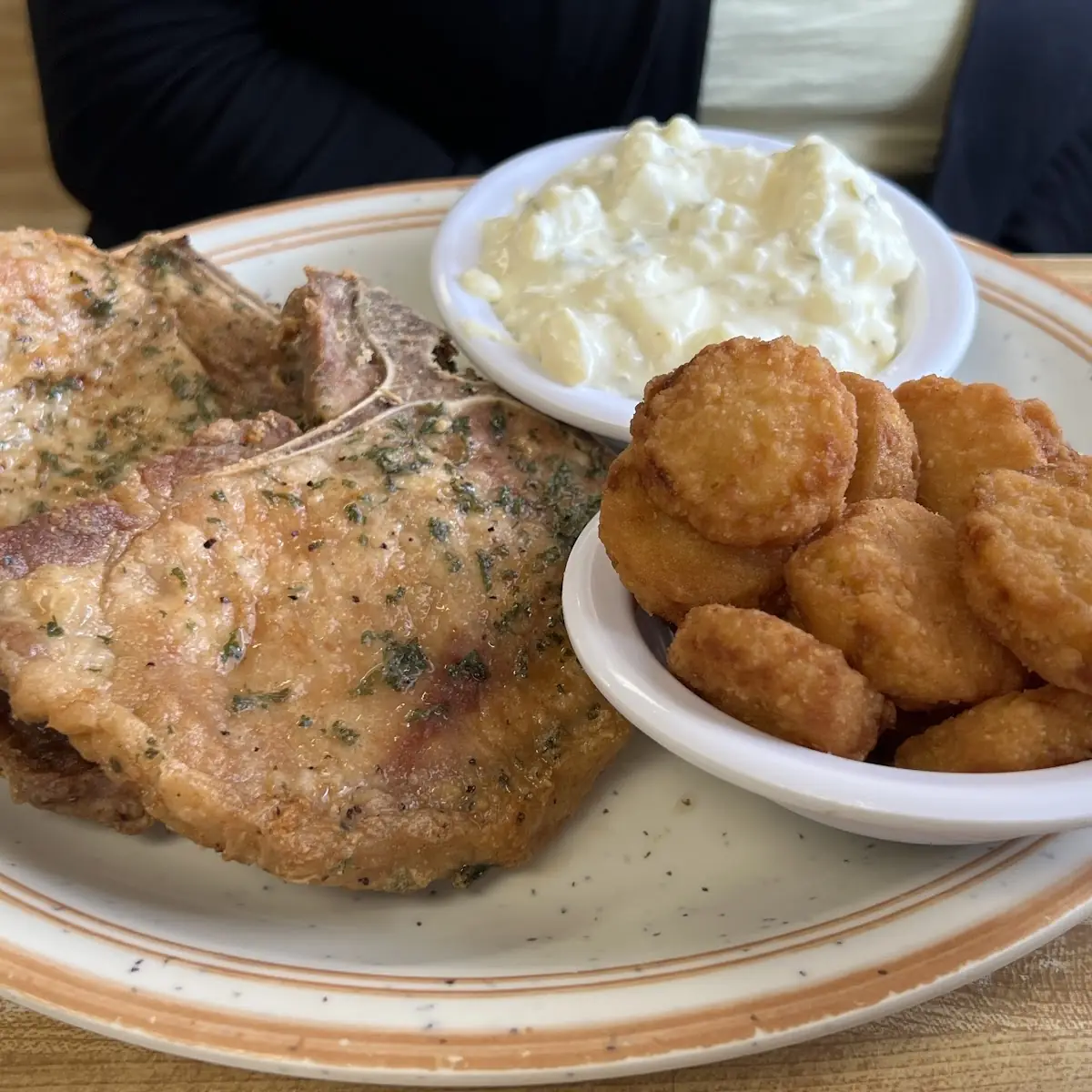 Pork Chops Potato Salad