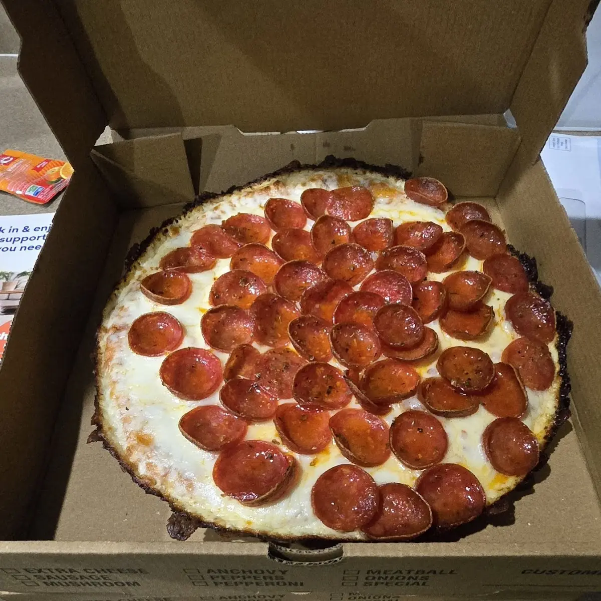 Pizza de Bacon