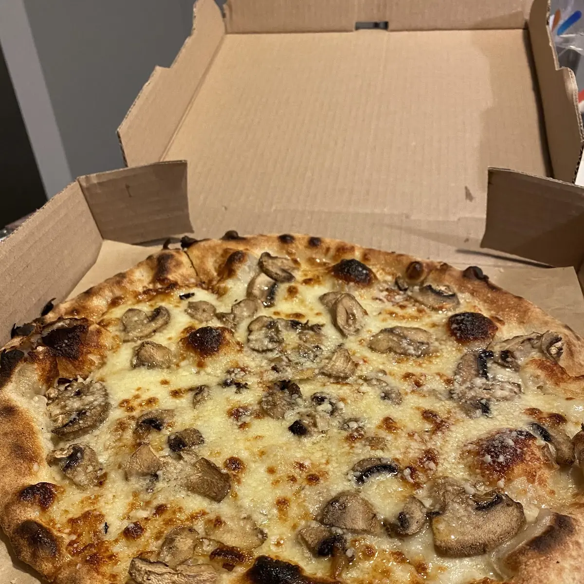 Mushroom Pizza with Truffle Oil
