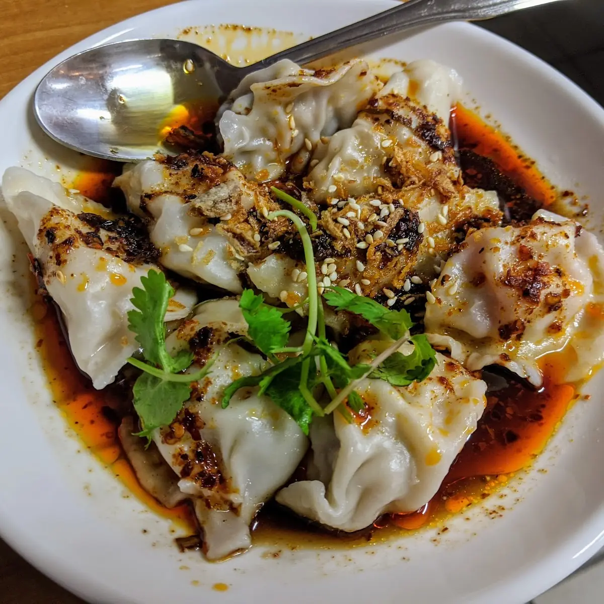 Pork Dumplings in Sauce