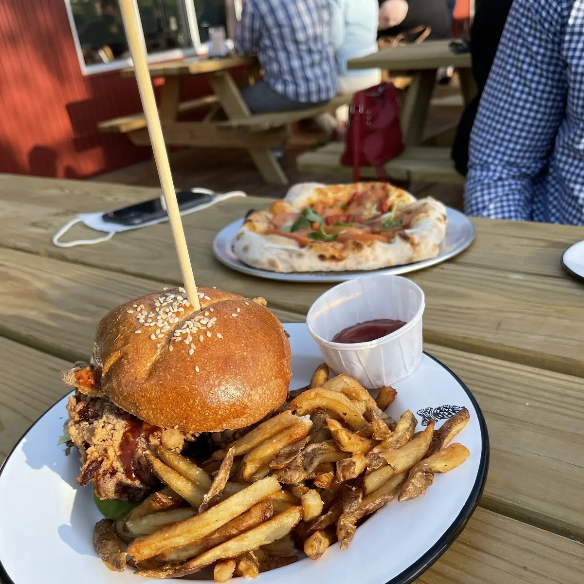 Fried Chicken Sandwich with Fries