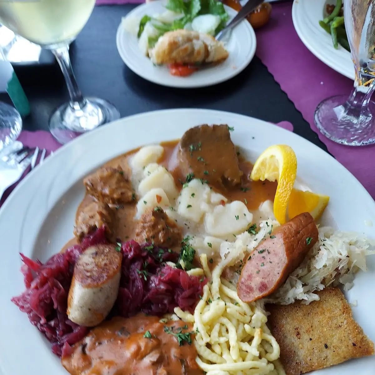 German Sampler Plate