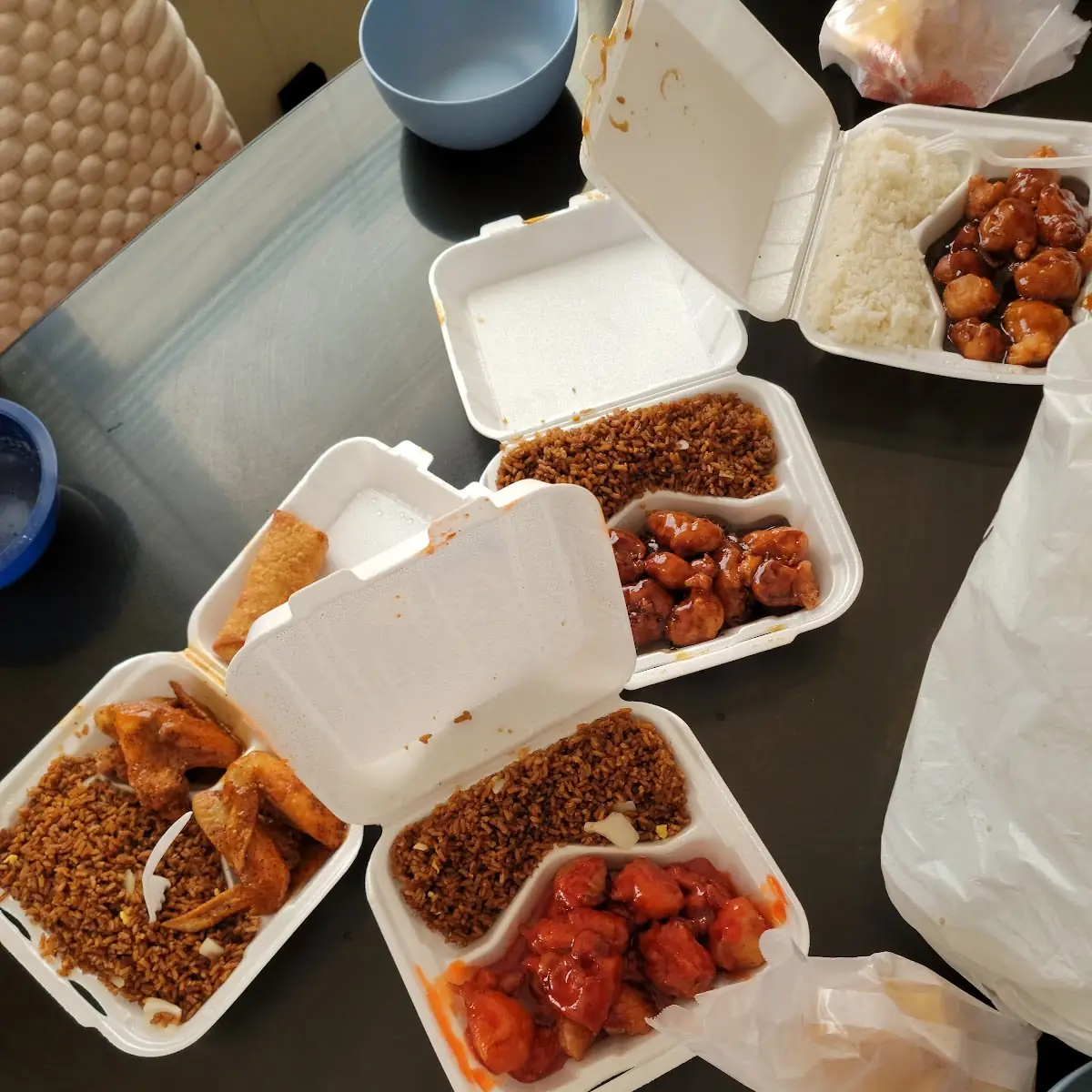Sweet and Sour Chicken Combination Fried Rice