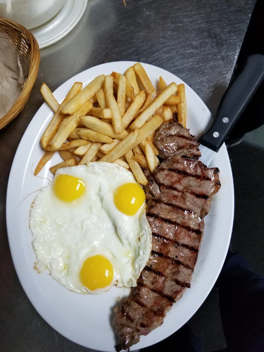 6 Oz AAA New York Steak & Eggs