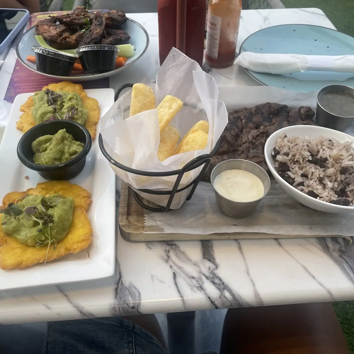 Tostones with Pulled Pork and Mojo Criollo