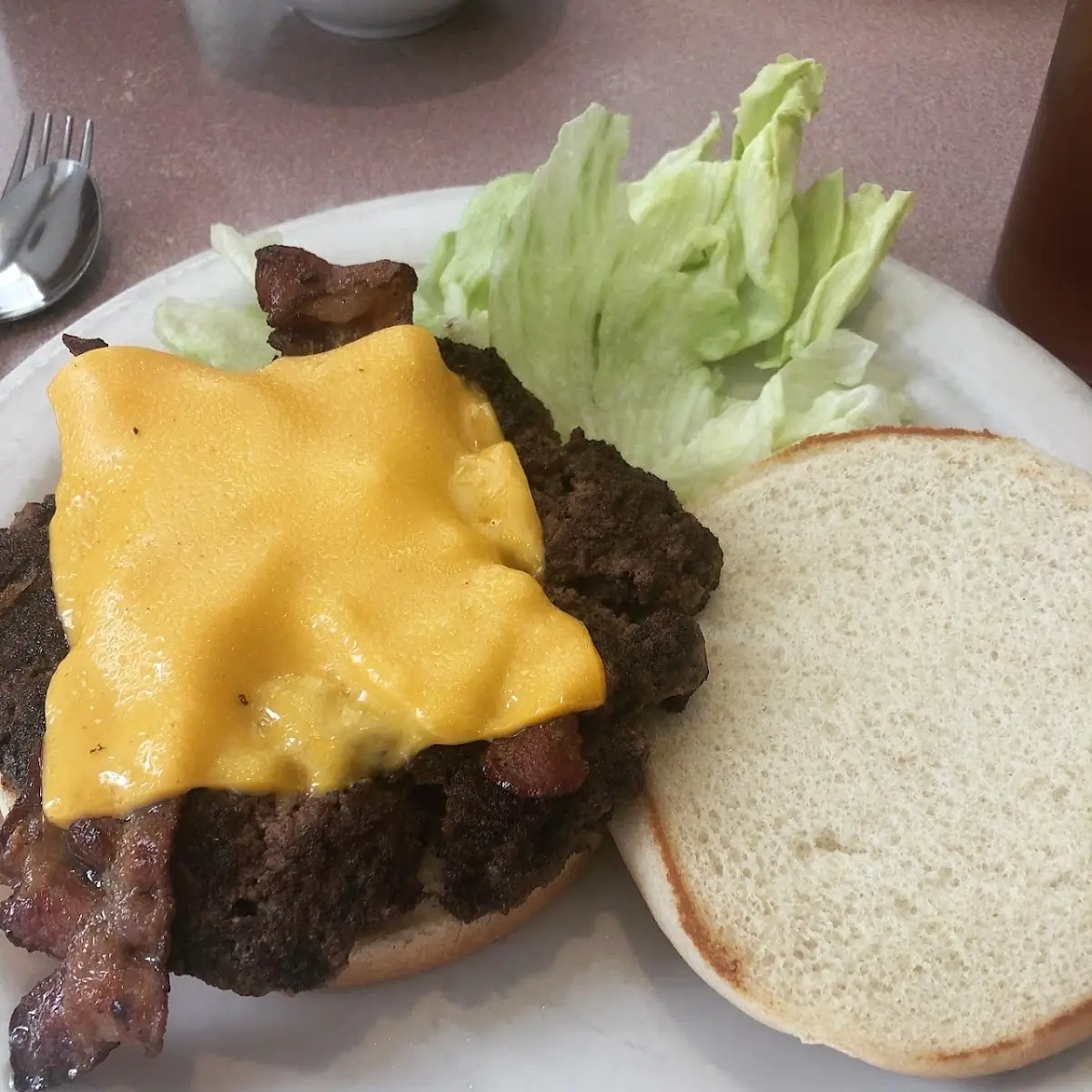 Half Pound Bacon Cheeseburger