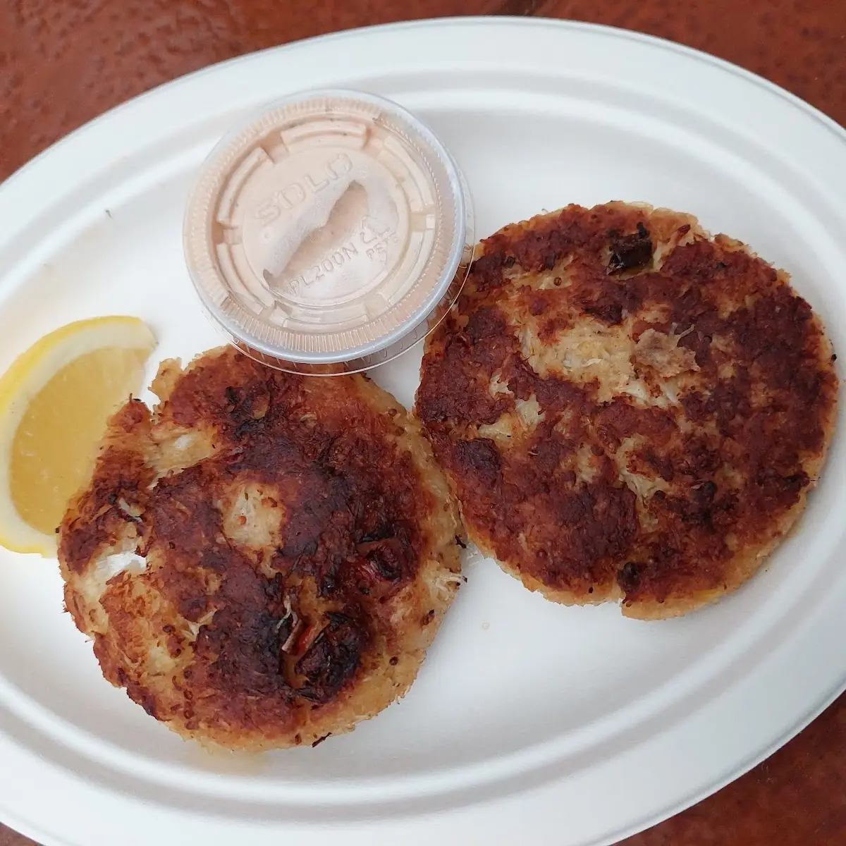 Crab Cake Plate