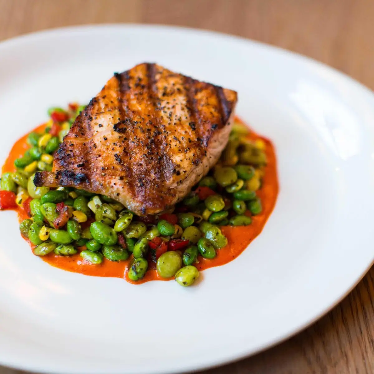Wood Grilled Salmon