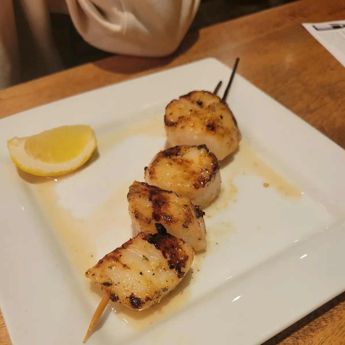 Caramelized Grilled Sea Scallops