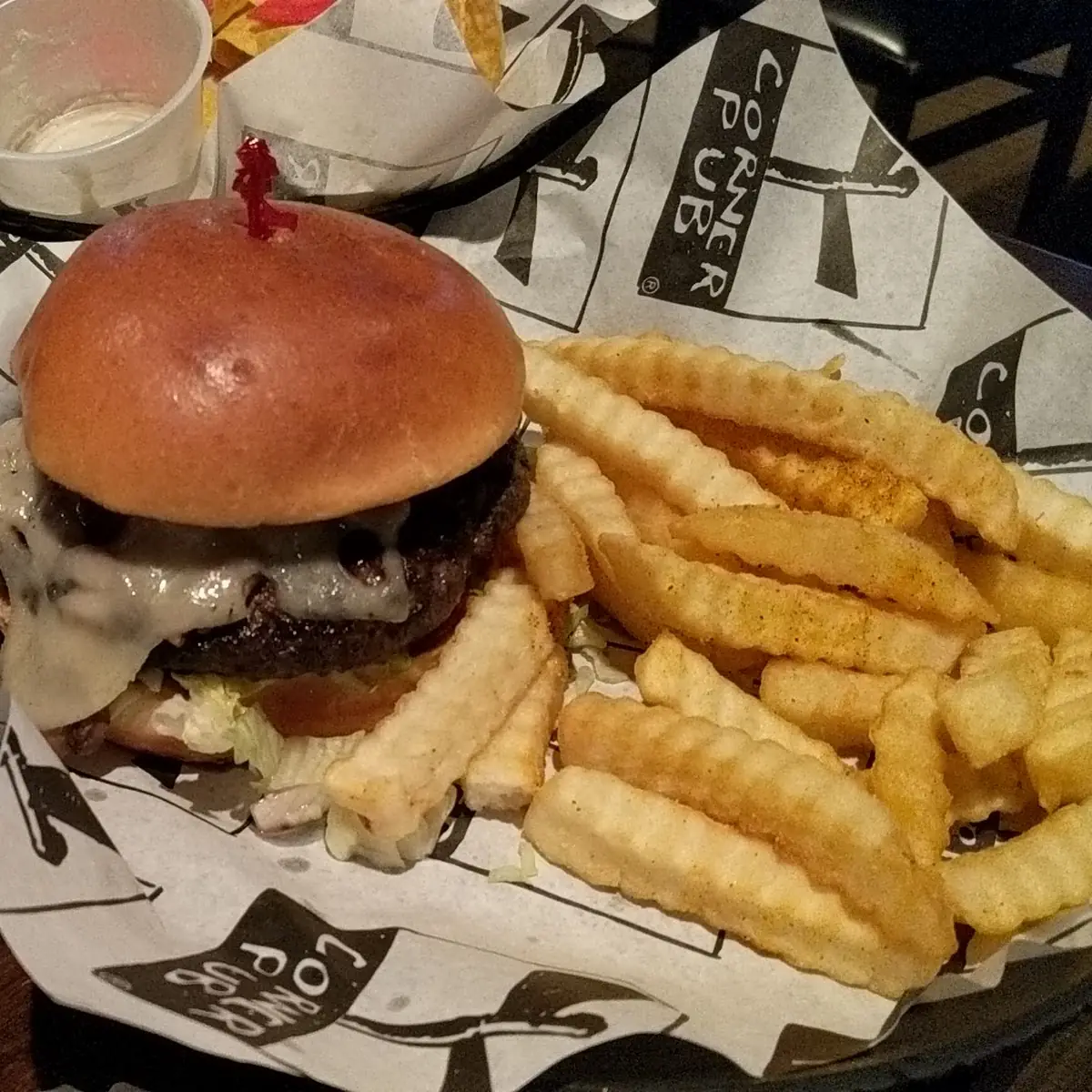 Mushroom Swiss Burger