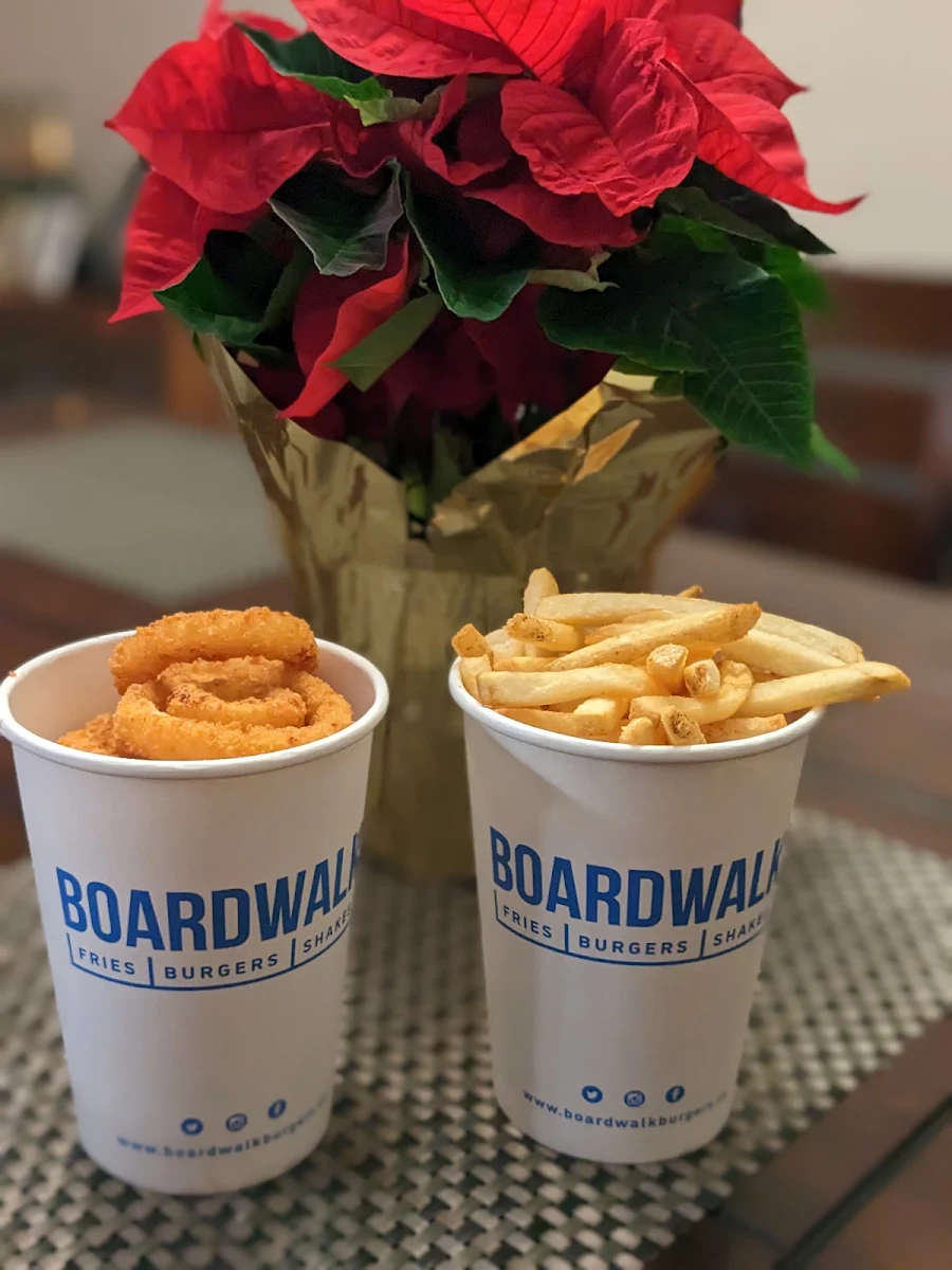 Onion Rings and Fries, Boardwalk Burgers