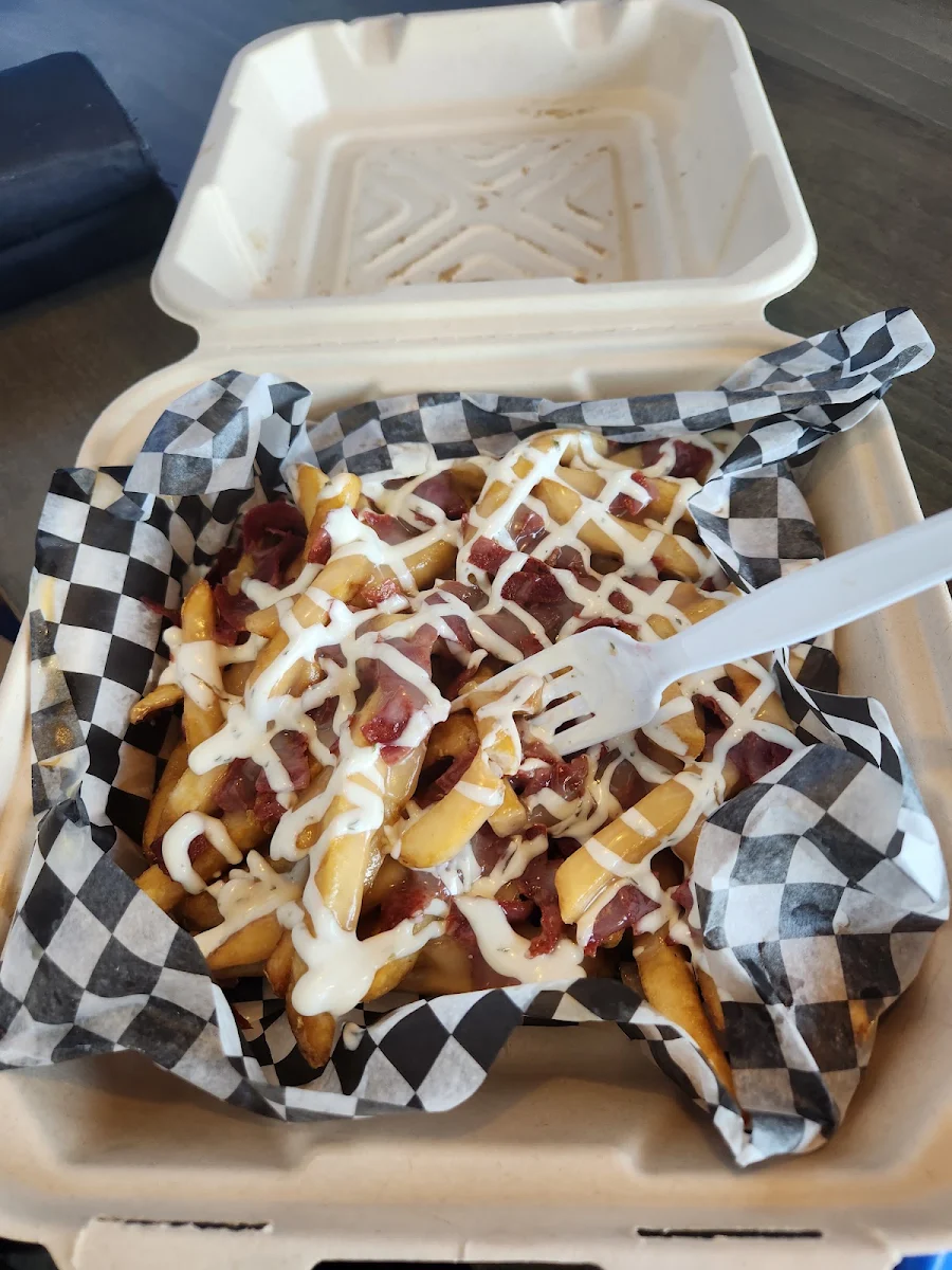 Pouting with Bacon and Melted Cheese, Boardwalk Burgers